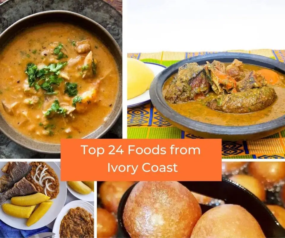 Los 24 mejores alimentos de Costa de Marfil