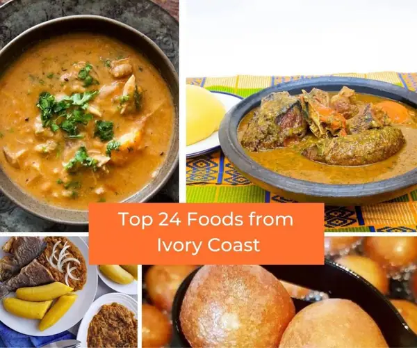 Top 24 Foods from Ivory Coast