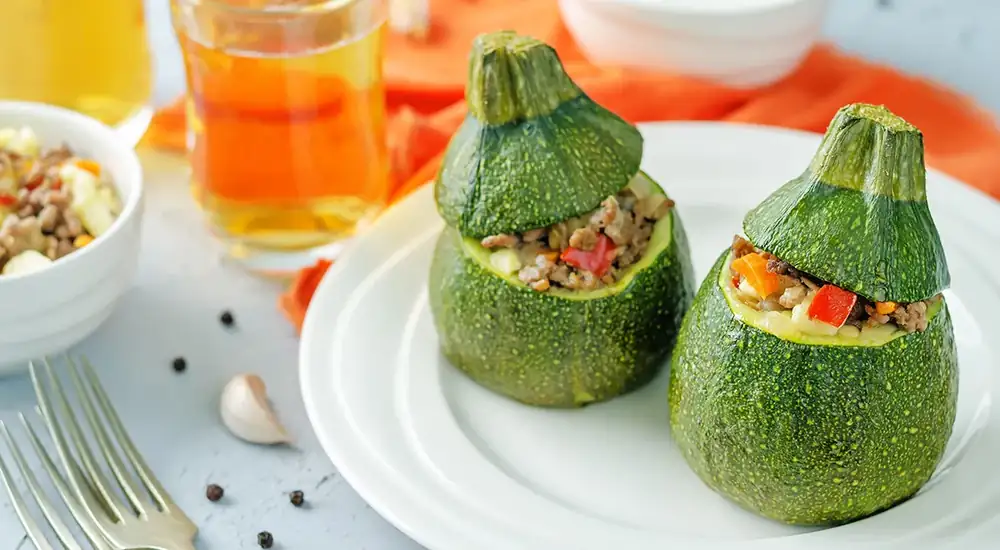 Stuffed Zucchini in a Pot