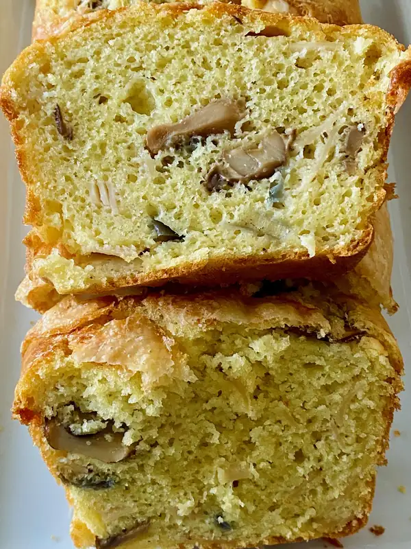 Saffron Mushroom and Cheese Loaf