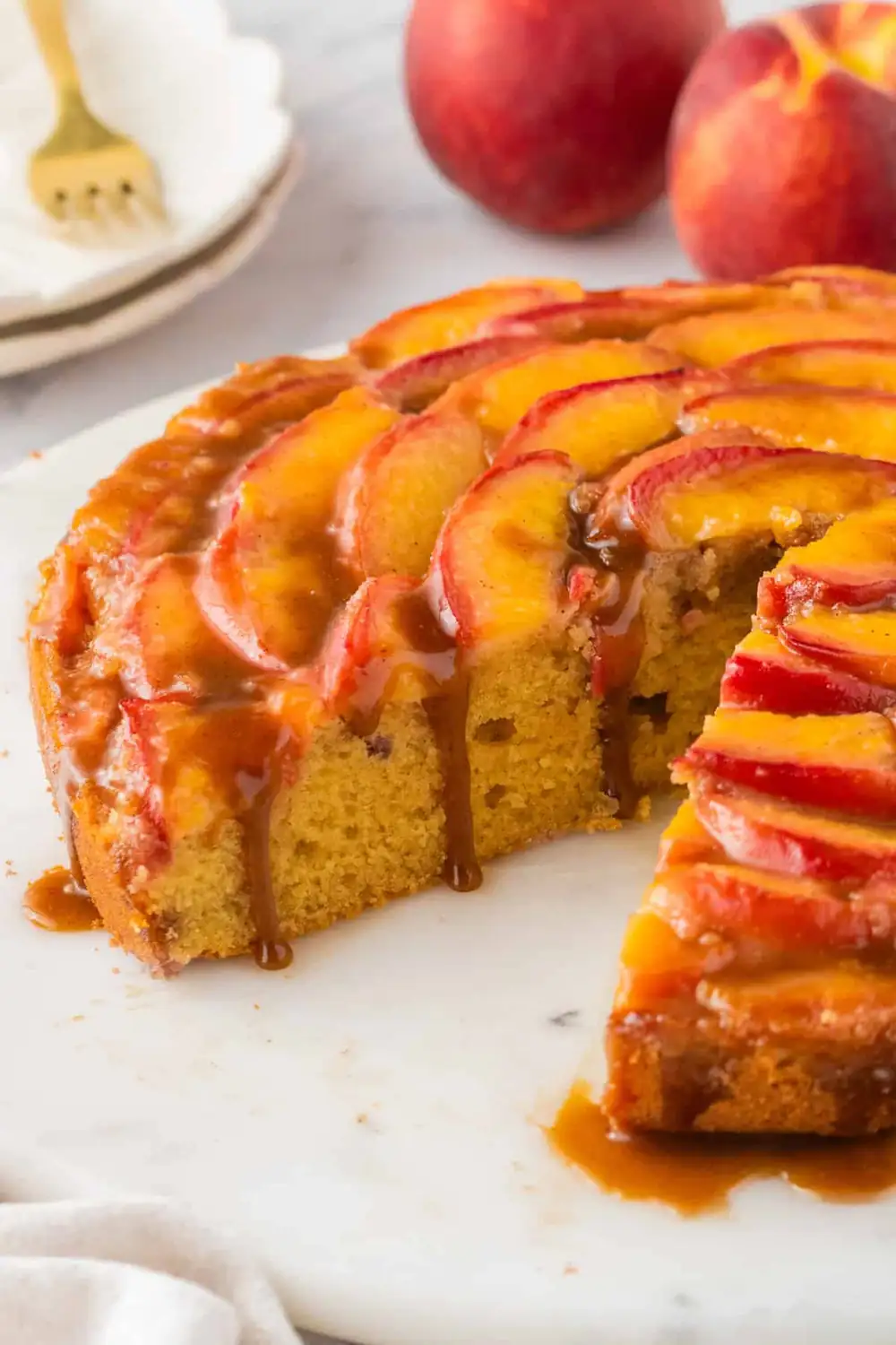 Peach Upside Down Cake