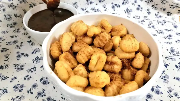 We tried the gnocchi churros that have taken social media by storm. They are beautifully crunchy and were a huge hit, not just with children