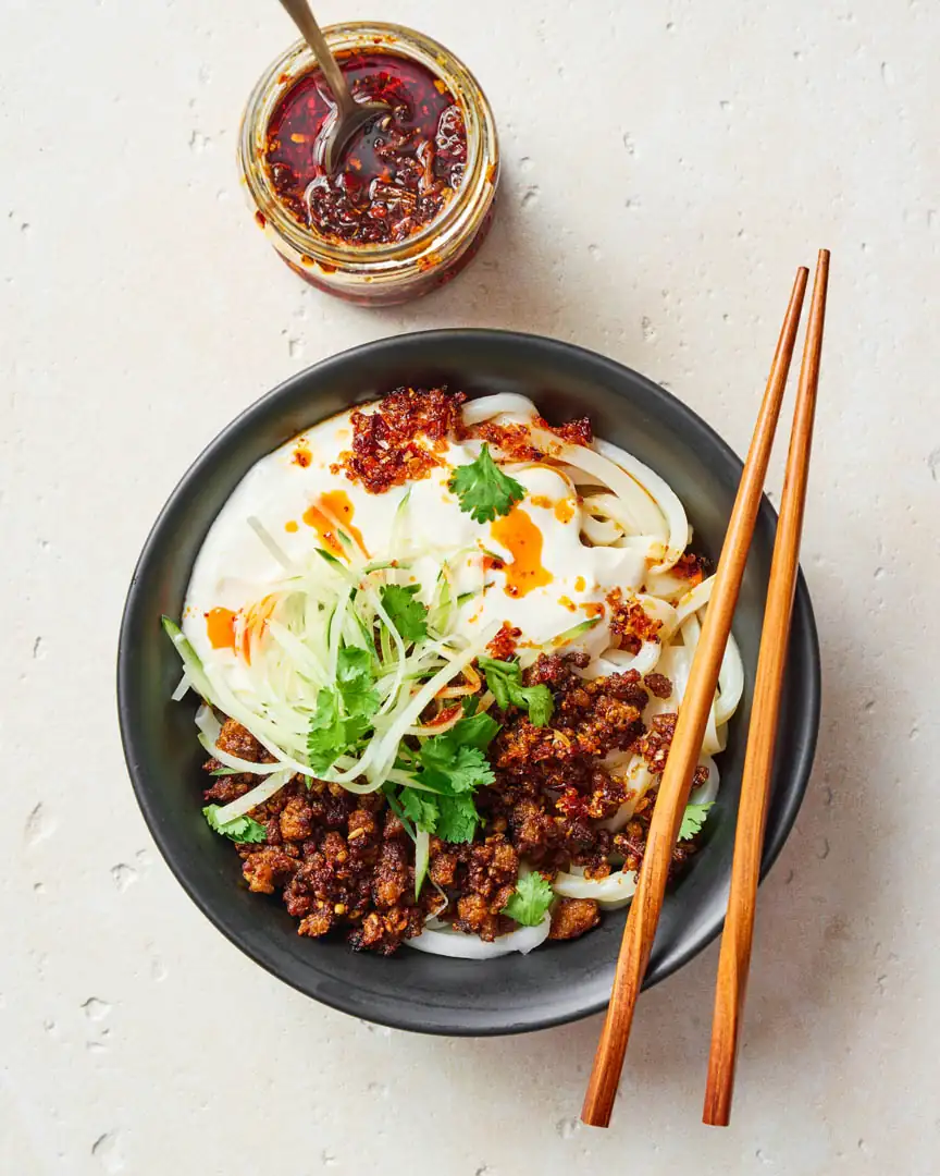 Creamy Crispy Chilli Udon Recipe