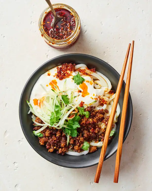 Creamy Crispy Chilli Udon Recipe