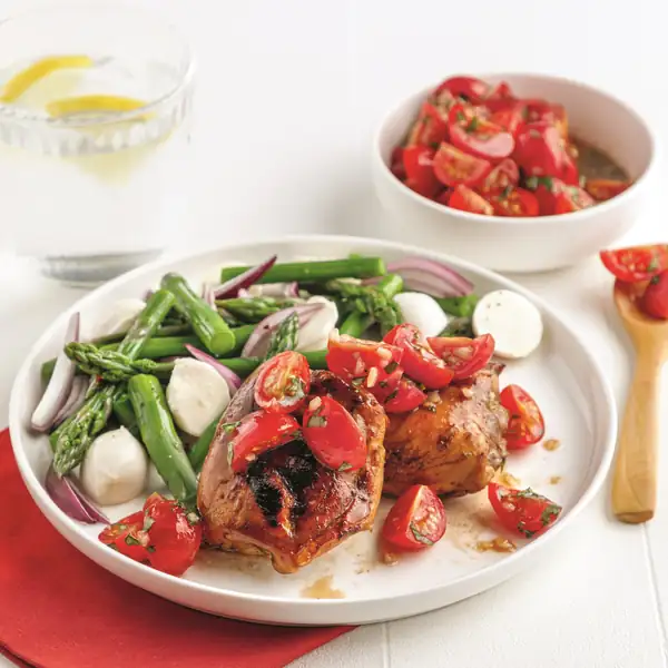 Balsamic and bruschetta thigh-highs
