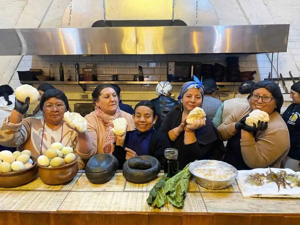 Rural women from Tarapacá, Ñuble and La Araucanía shared the secrets of their traditional cuisine
