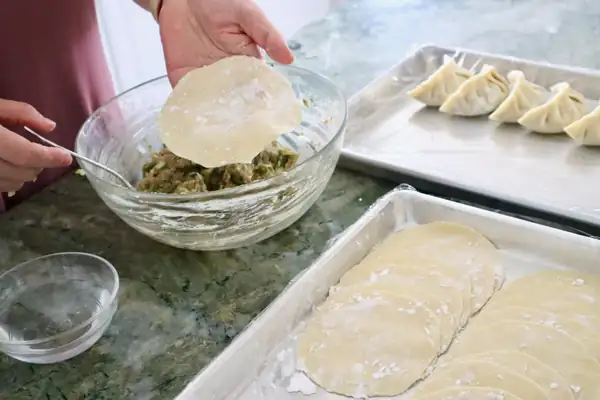 Receta de envoltura para gyoza