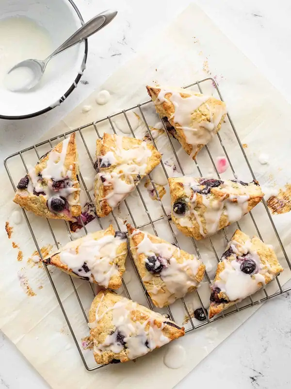 Homemade Lemon Blueberry Scones