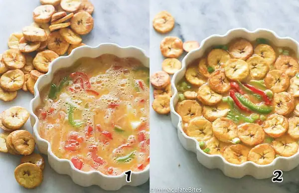 Baked Plantain Frittata (Baked Plantain and Eggs)