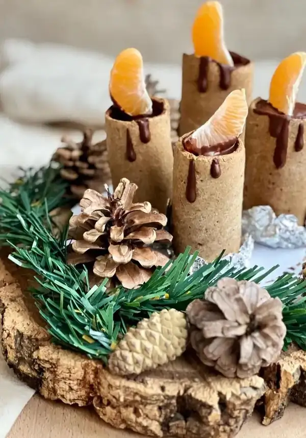 CANNOLI DE ADVIENTO (con sabor a mandarina y rellenos de ricotta, pistacho y chocolate)