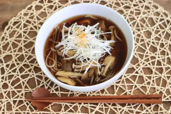 Mushroom Ankake Soba Recipe