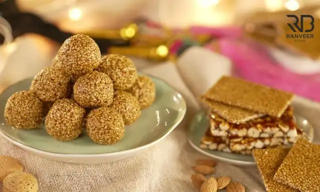 Easy Til Laddu Peanut Chikki तिल गुड़ के लड्डू & मूंगफली चिक्की संक्रांति लोहरी Receta