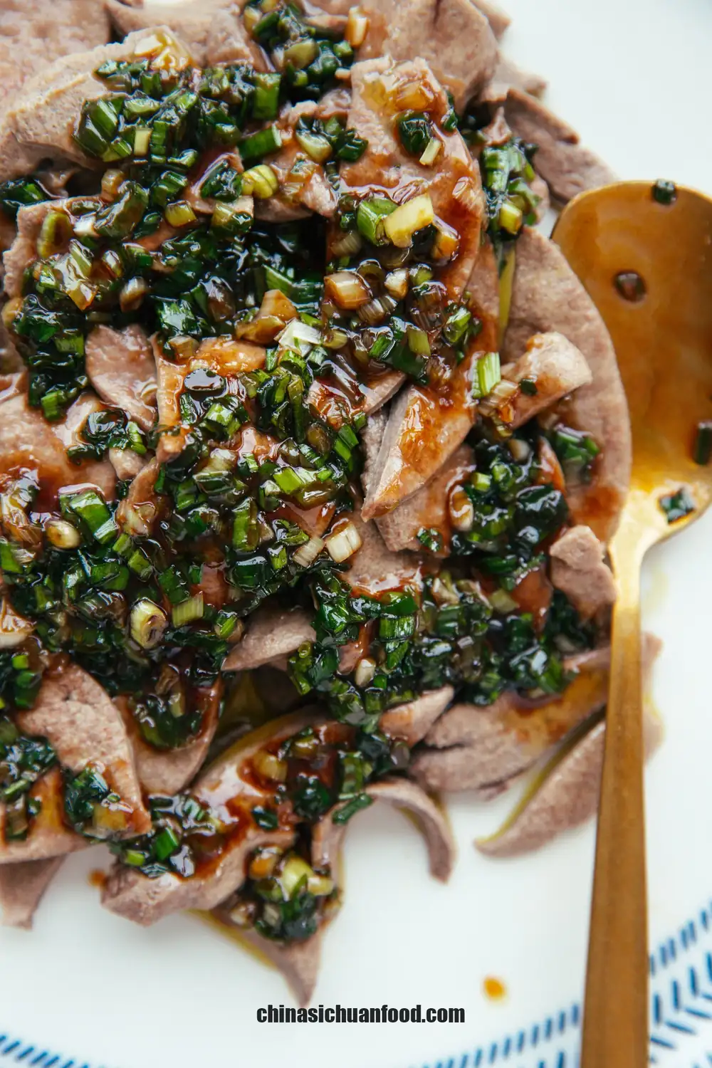 Poached Pork Liver