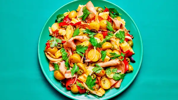 Muffuletta Potato Salad