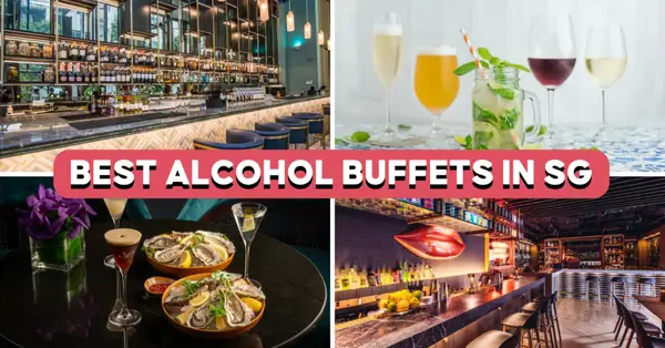 8 buffets de bebidas alcohólicas a precios asequibles, que incluyen vino ilimitado, ginebra ilimitada y más.