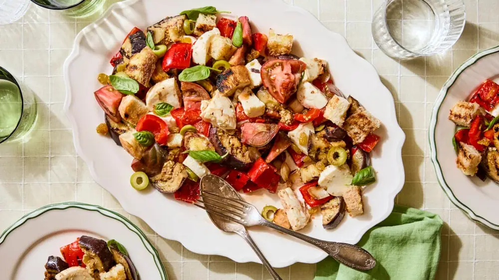 Eggplant Panzanella Is the Perfect Salad for the Seasonal Shift