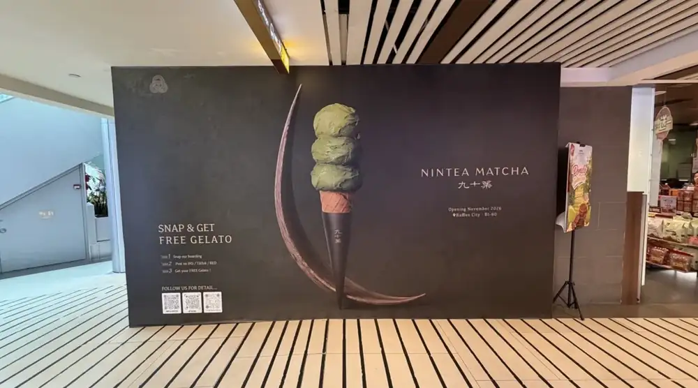 Popular Chinese Matcha Dessert Chain Nintea.Matcha Is Opening At Raffles City