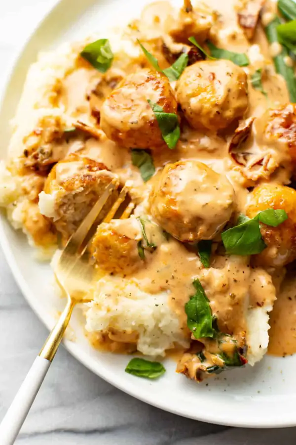 Marry Me Chicken Meatballs