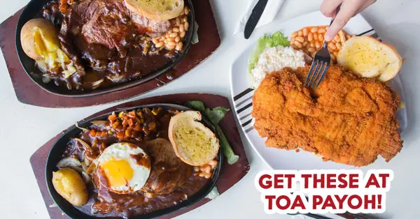 Reseña de Triio's Corner: Comida occidental asequible servida en platos calientes en Toa Payoh