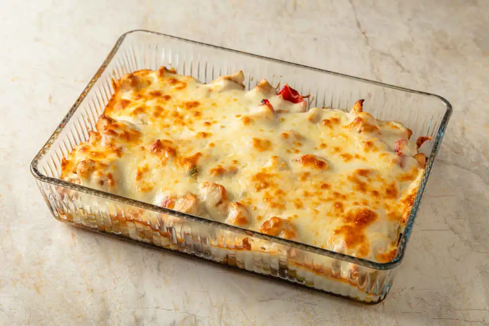 Chicken with Béchamel Sauce and Vegetables