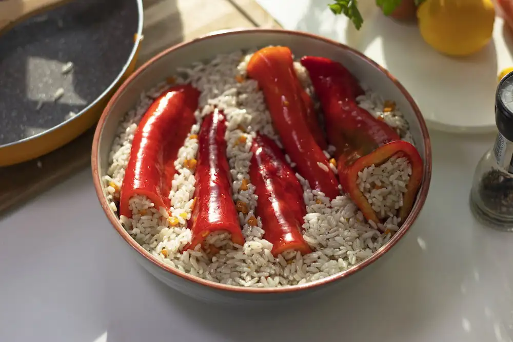 Bulgarian Stuffed Peppers (Vegetarian Friendly)