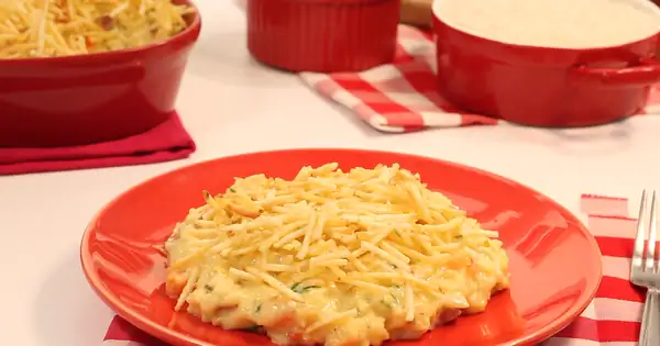 Recipe for creamy rice in a pressure cooker, submitted by tudogostoso