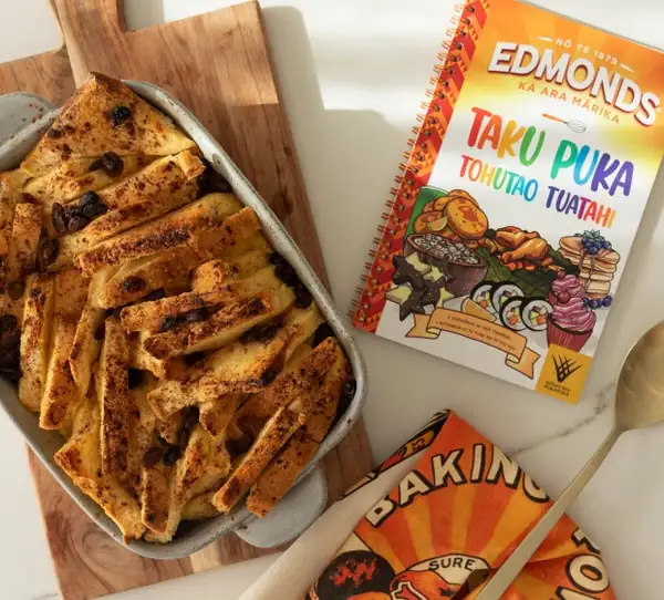 Bread and Butter Pudding Recipe (He Purini Parāoa Te Pata) Edmonds Cooking NZ