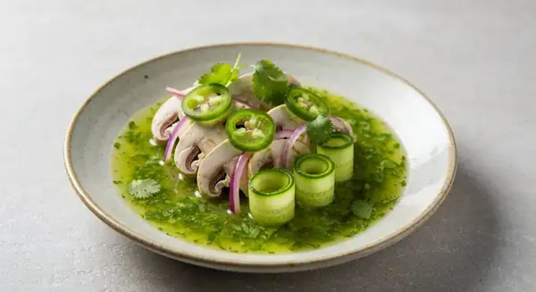 Mushroom aguachile recipe