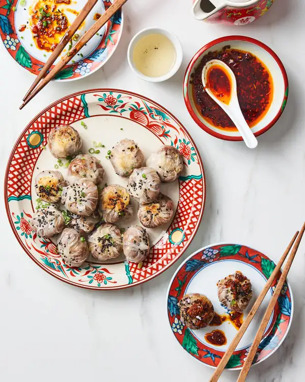 Crispy Rice Paper Pork Dumplings