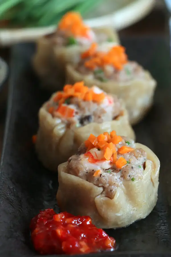 Receta de Shumai (Siu mai - empanadilla china al vapor)