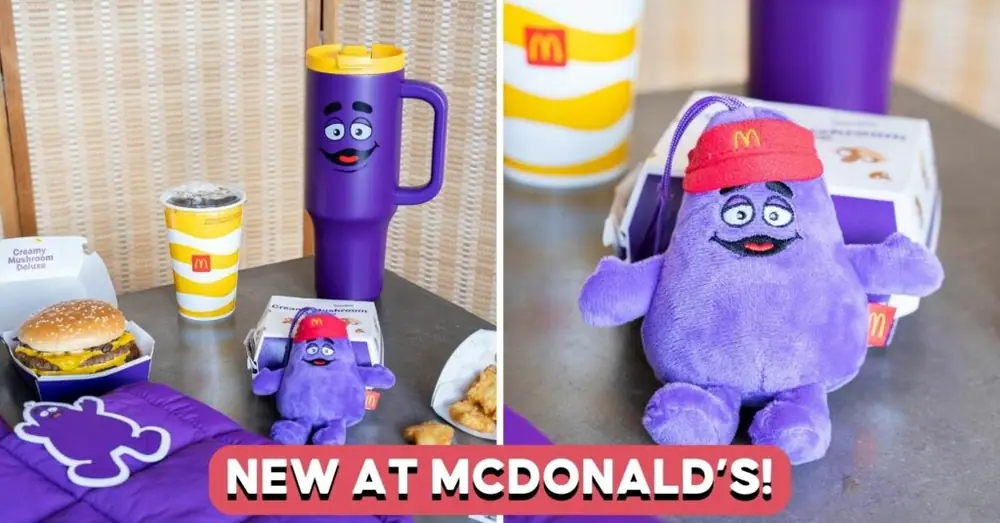 McDonald's lanza el batido Grimace con productos exclusivos, y la hamburguesa Creamy Mushroom también regresa