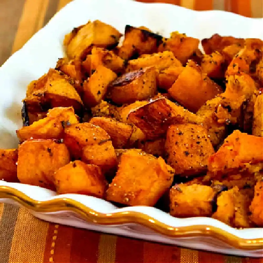 Balsamic Butternut Squash with Rosemary