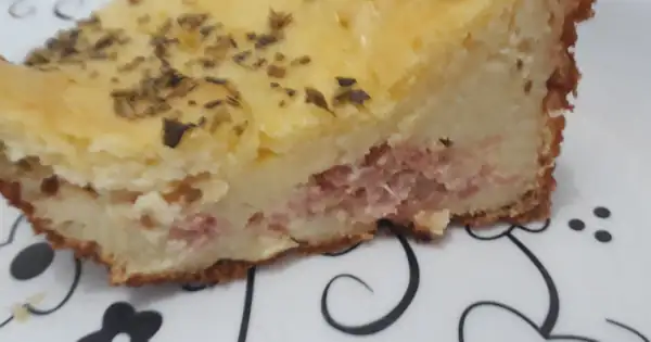 Recipe for creamy calabrese sausage and cheese cake, submitted by Giselle Cirino