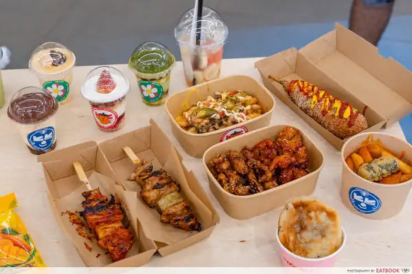 There’s A Pop-Up Korean Street Food Market In Orchard, With Viral Coin Bread, Bulgolgi Fries And More