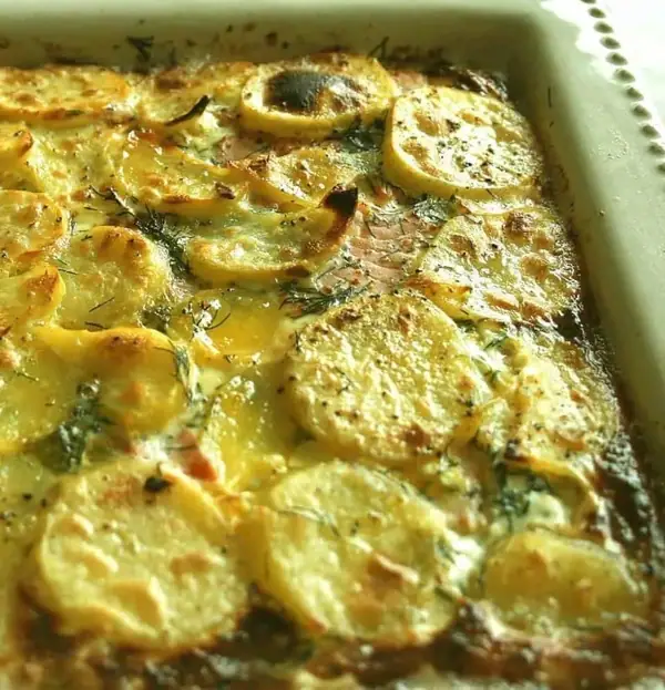 Laxpudding: Swedish Salmon & Potatoes Bake