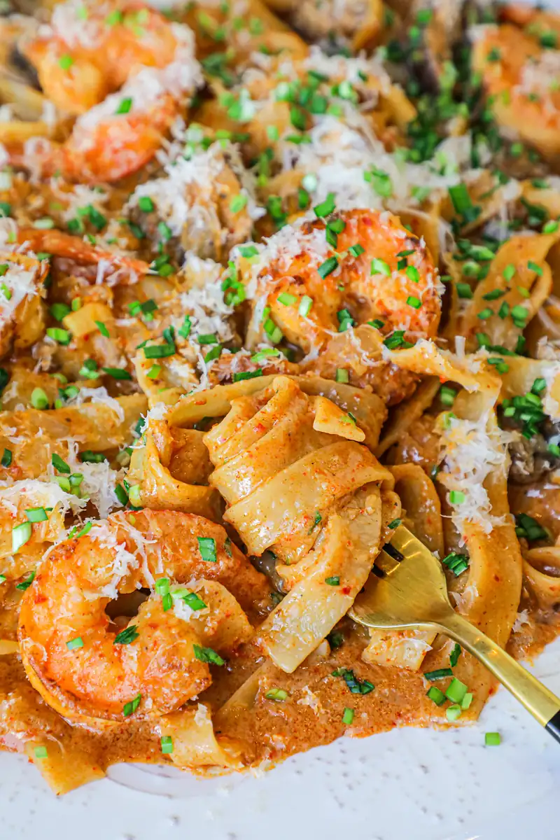 Spicy Shrimp Alfredo