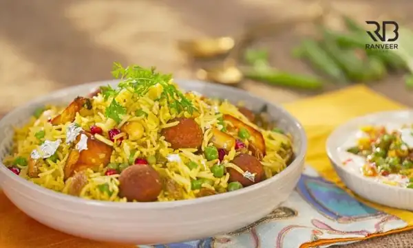 Receta fácil de Shahi Matar y Kofta Pulao मटर y कोफ्ते पुलाव की नायाब रेसिपी Matar ka Raita