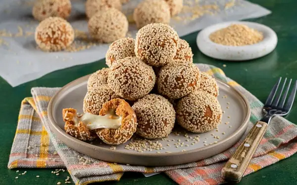 Red Lentil & Mozzarella Croquettes