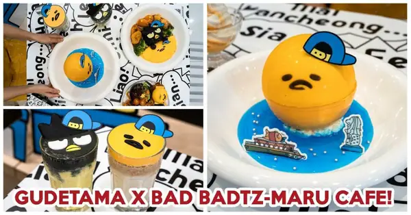 El café pop-up de Gudetama x Bad Badtz-Maru abrirá sus puertas en Bugis del 30 de julio al 1 de noviembre de 2020
