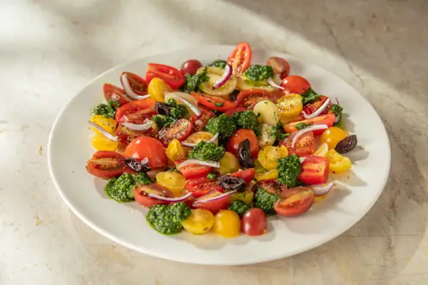 Spinach Pesto Tomatoes