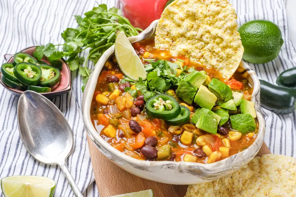Vegetarian Taco soup