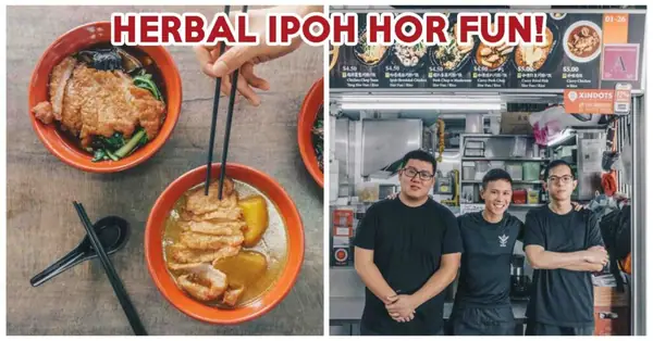 Reseña de Q Hor Fun: Hor Fun herbal único al estilo Ipoh por el chef de 27 años de Telok Ayer
