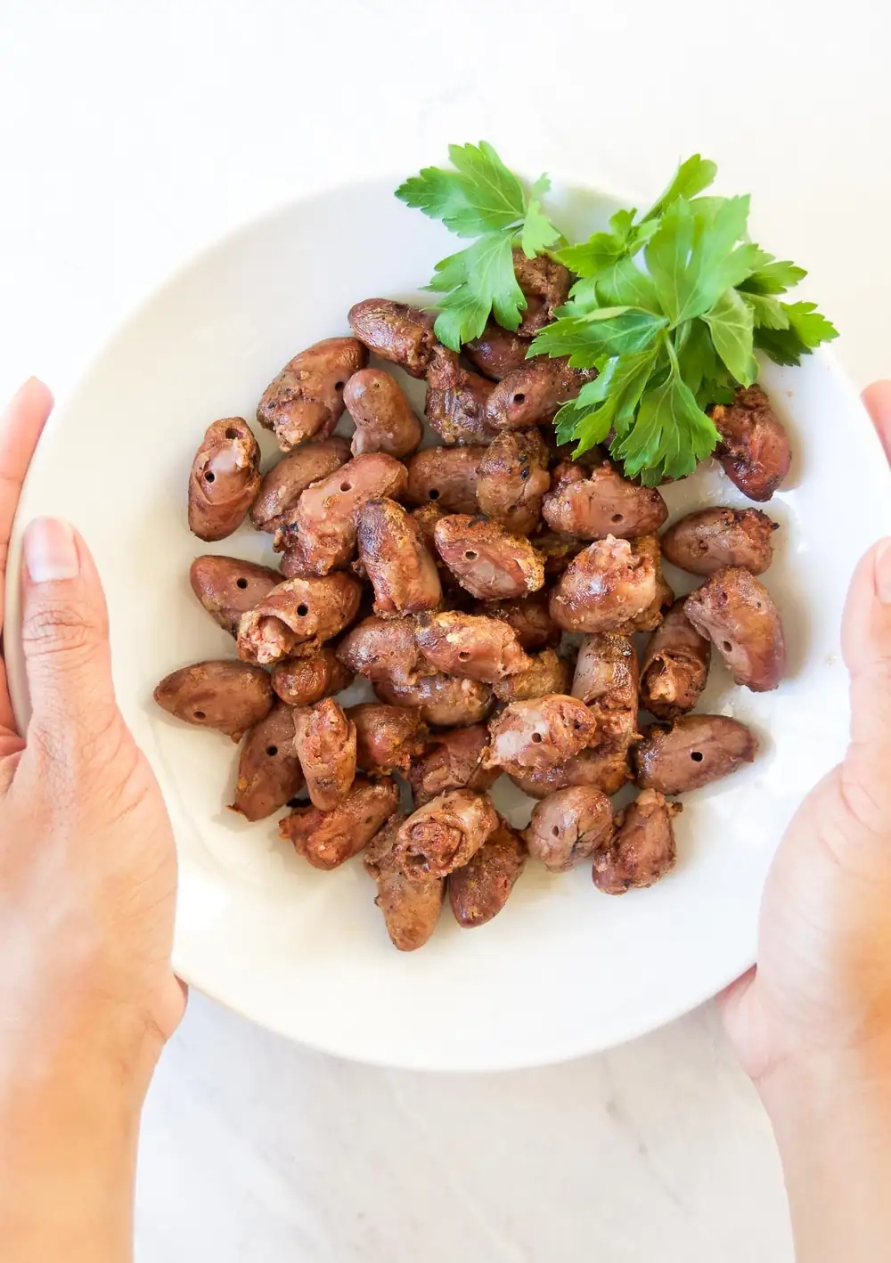 Grilled Chicken Hearts