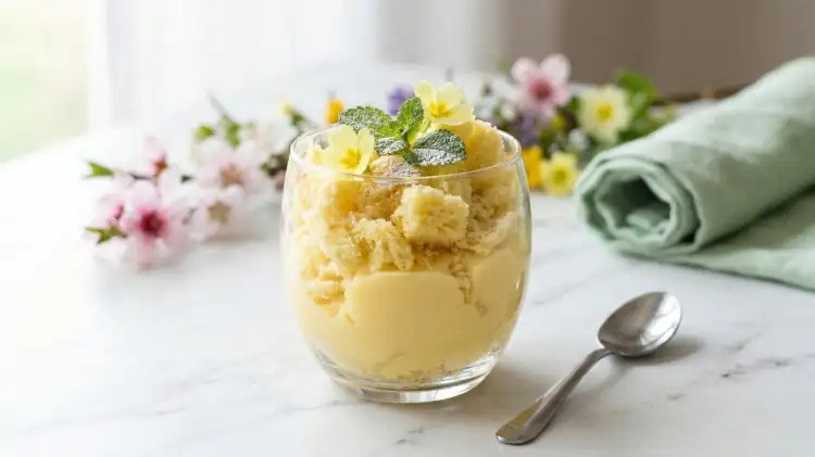 Limoncello Express Mimosa: the single-serving dessert ready in a flash!