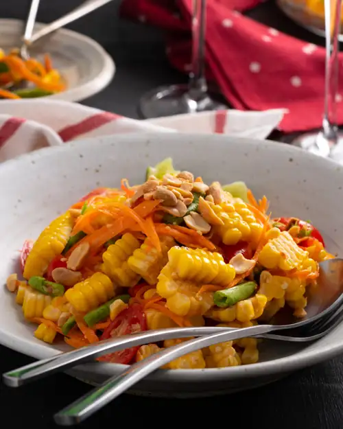 Spicy Thai Corn Salad