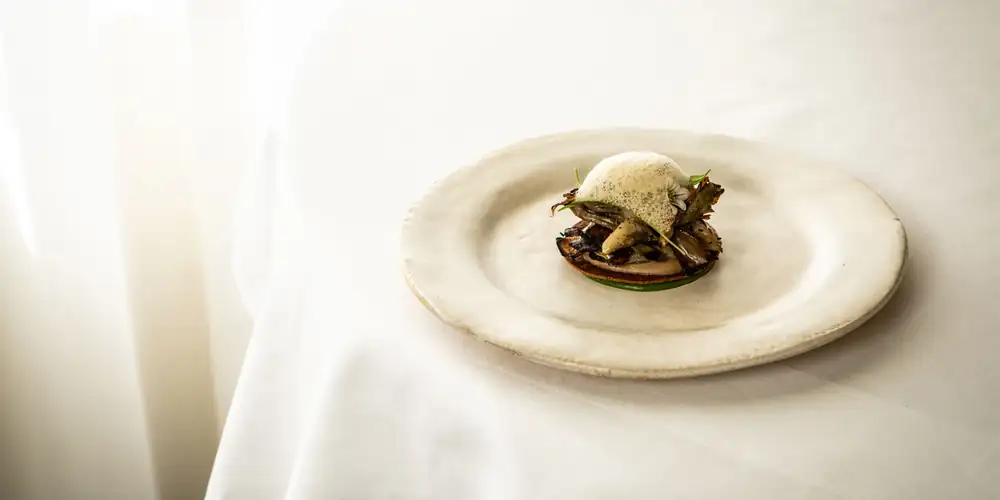 Grilled Maitake Mushroom Tart Recipe