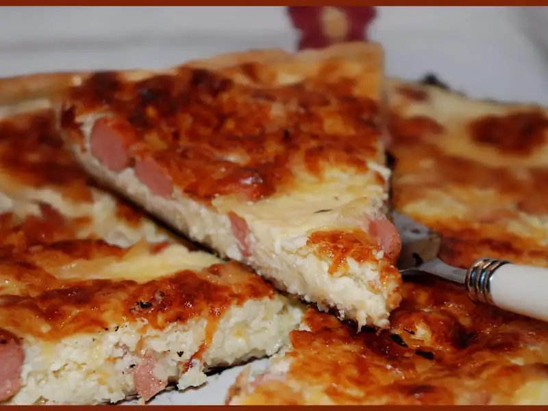 Tarte aux knackis