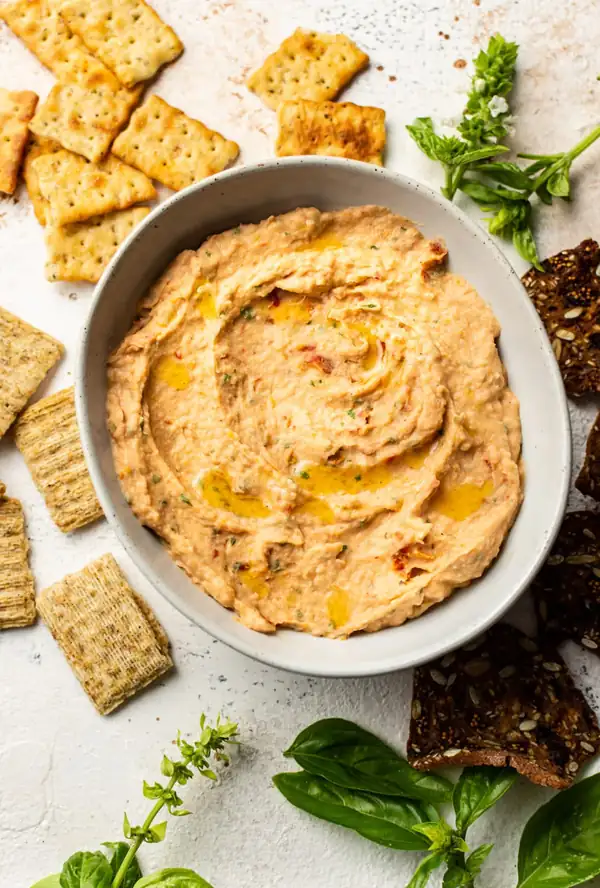 Sun-Dried Tomato White Bean Dip