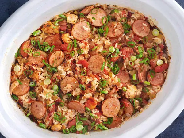 Cajun Sausage and Rice Skillet