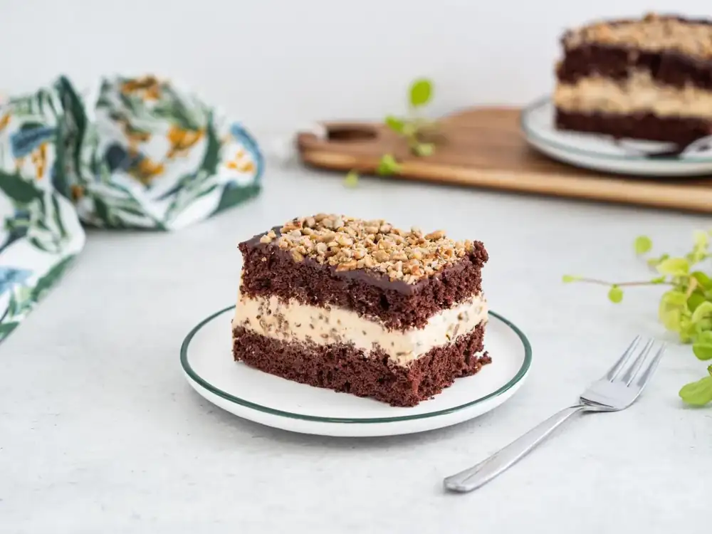 Delicious sunflower cake